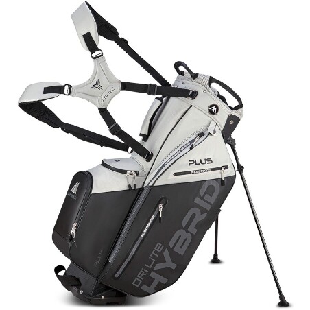 Big Max Dri Lite Hybrid Plus golftas - standbag grijs-zwart kopen? Golf123